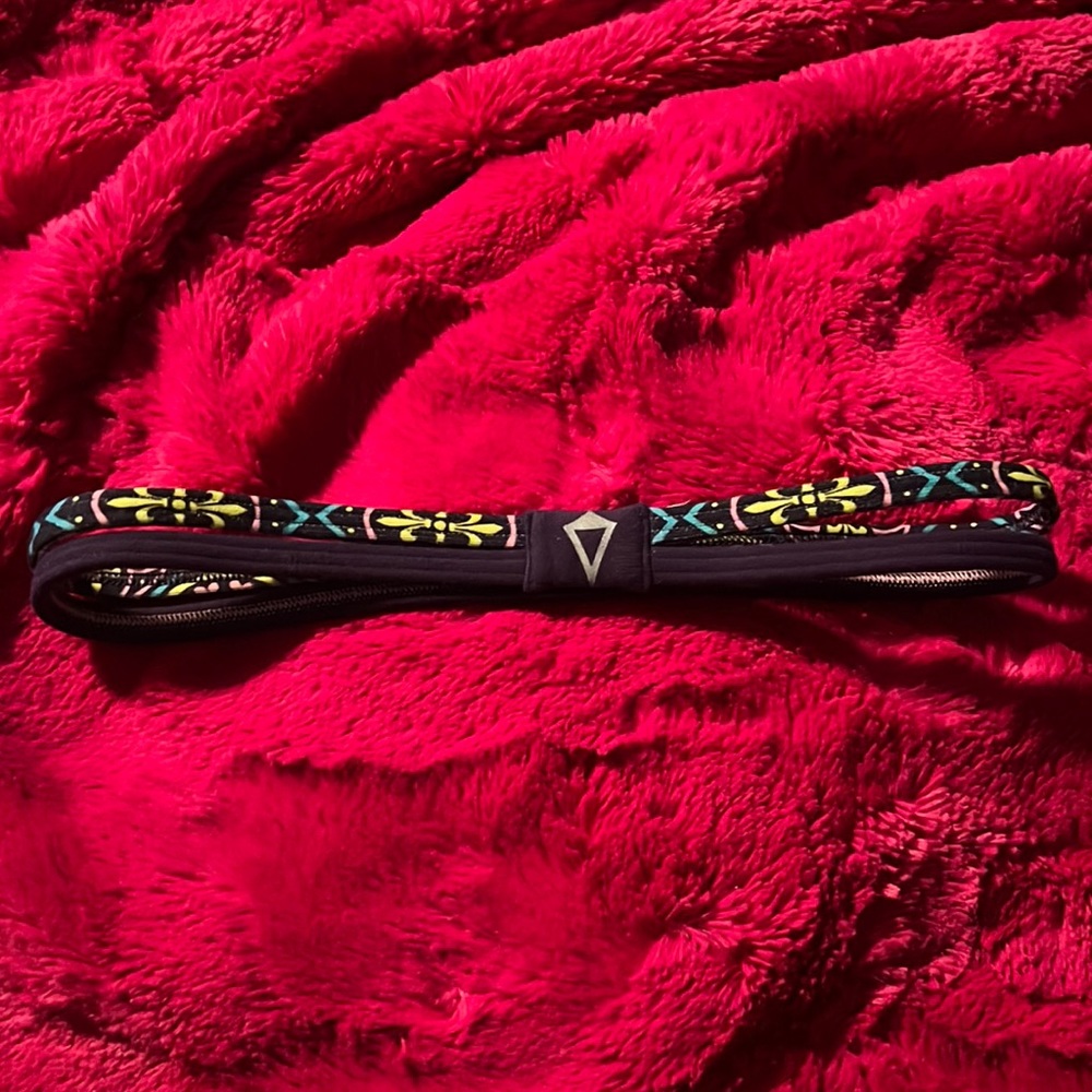 Ivivva headband new without tags purple w/ green/blue/pink graphics